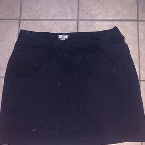 CJ Banks Black Midi Skirt